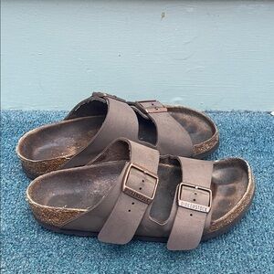 Birkenstock Taupe Double-Strap Sandals